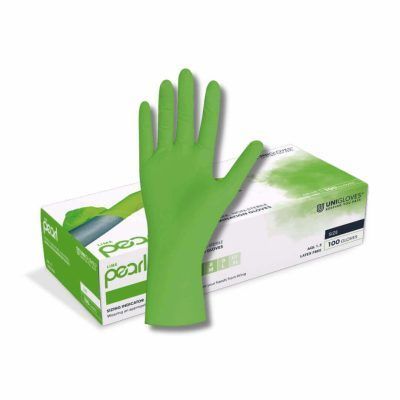 Guantes Nitrilo Verde Lima