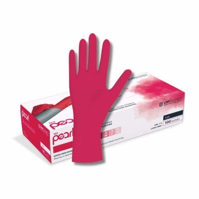 Guantes Nitrilo Rojo