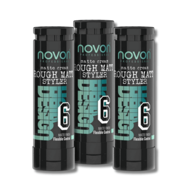 Pack de 3 Cremas Mate Novon Styler Rough Matte Cream