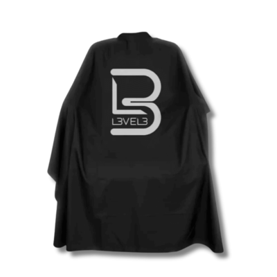 Capa de Corte LEVEL3 Black Cuello Silicona y Cierre Corchetes