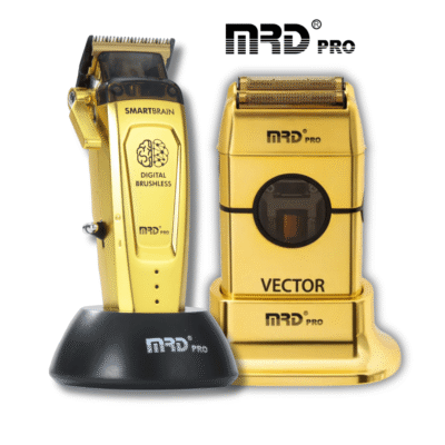 Combo Gold MRD Pro Clipper Smart Brain + Shaver Vector