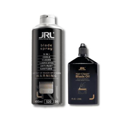 Blade Spray JRL desinfectante 5 in 1 + Blade Oil JRL para cuchillas