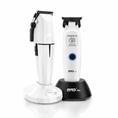 Combo White Clipper JRL ONYX + Trimmer MRD Smart Brain